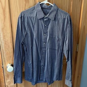 Long sleeved button  down shirt